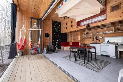 Gallery image of Cabin Zoobox des cervidés in Eastman