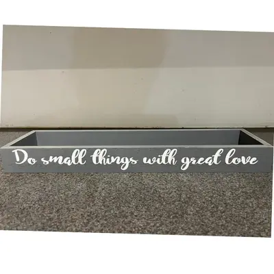 a sign that says do small things with great love at Zen Space in perfect location! in Montréal