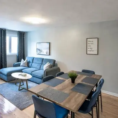 3BR 6Beds 5min Walk Metro Free Parking Place Bell