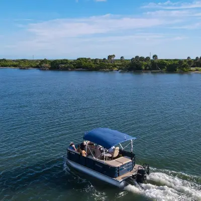 a boat on a large body of water at Private Boat Tour Montreal in Boucherville