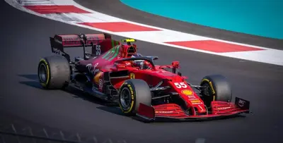 a red racing car on a race track at Elegant Studio in DT MTL AC, Wi-Fi in Montréal