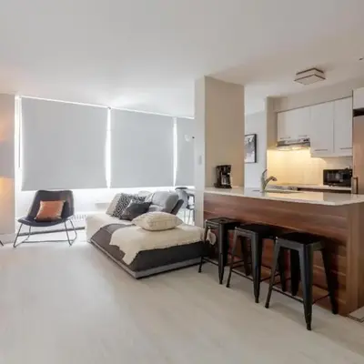 Modern 1BR Downtown Suite - High-Speed Wi-Fi