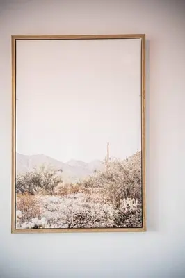 a framed picture of a snow covered field at 207 - Mondern Cozy New Apt with 2BR, Prking, Gym,DT&Airport in Montréal