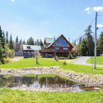Chalet en bois rond