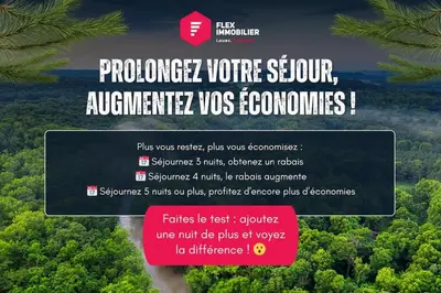 a poster for a promotion for a software software software software software developer at Aux Berges du Pont Suspendu / Grand Lac Brompton in Saint Denis de Brompton