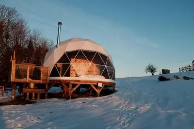 a iglooificialificialificialificialificialificialificialificialificialificialificialificialificial at Mi-clos - luxury pods with private jacuzzi and sauna in Orford
